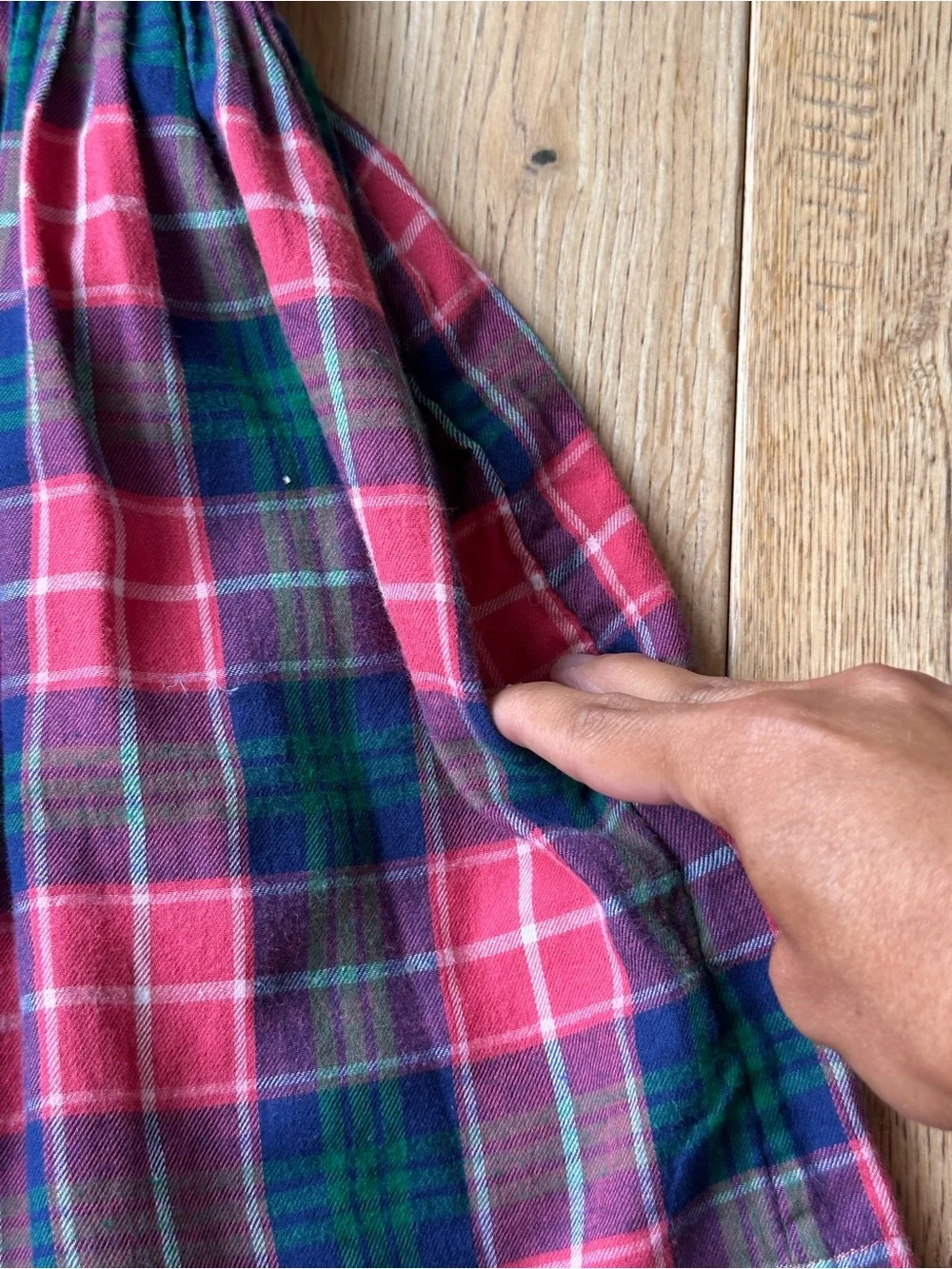 Mini Boden Sleeveless Plaid Dress size 2-3